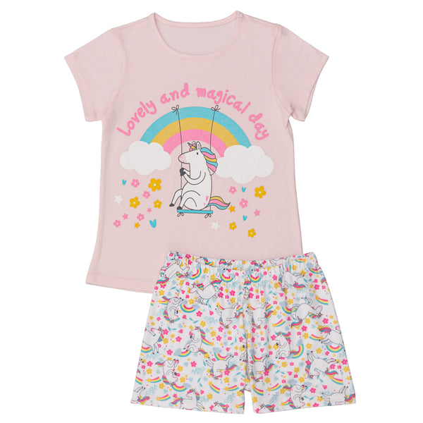 Pijama niña de unicornios